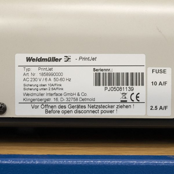 WEIDMÜLLER PRINTJET - Bild 2