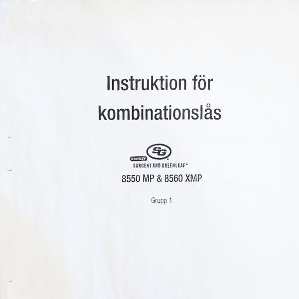 SARGENT & GREENLEAF SS3492 SÄKERHETSSKÅP - Bild 4