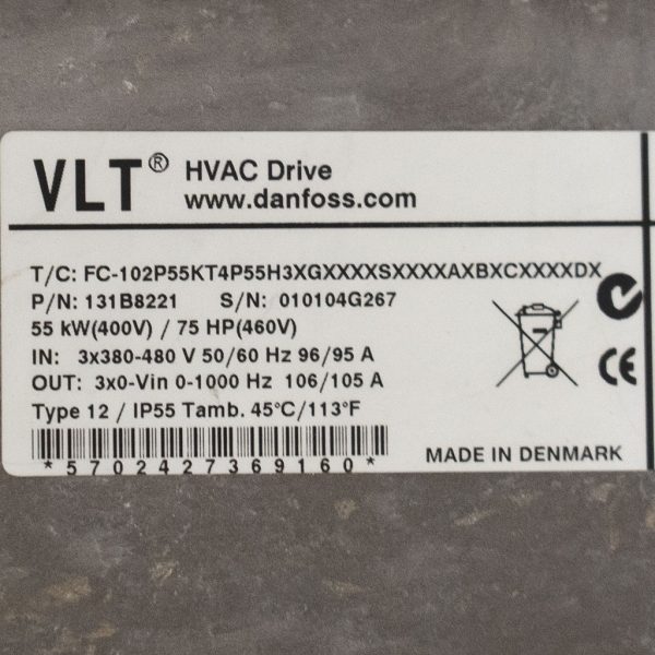 DANFOSS FREQVENSSTYRINING VLT HVAC DRIVE - Bild 3