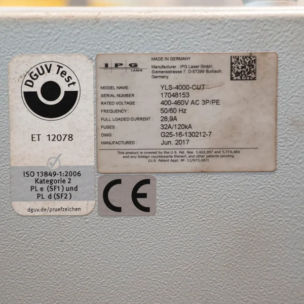 Bodor IPG 4kW fiberlaser S4020 - Bild 13