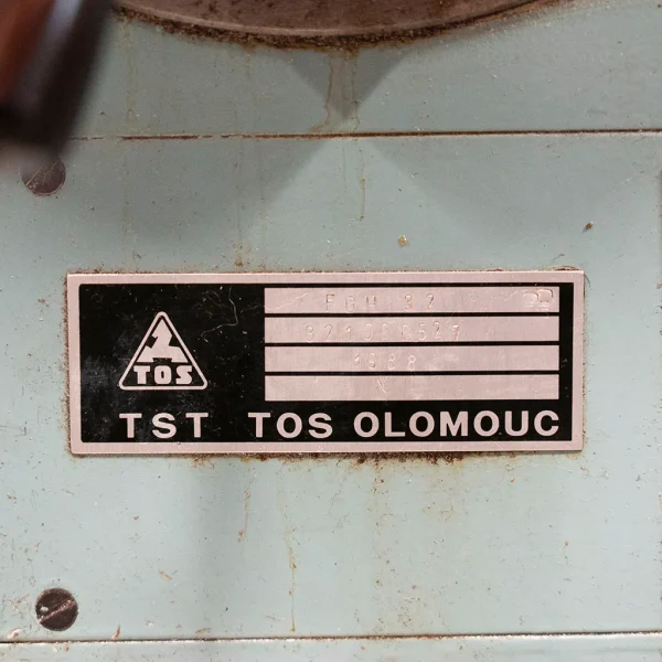TOS milling cutter FGH-32 - Image 7